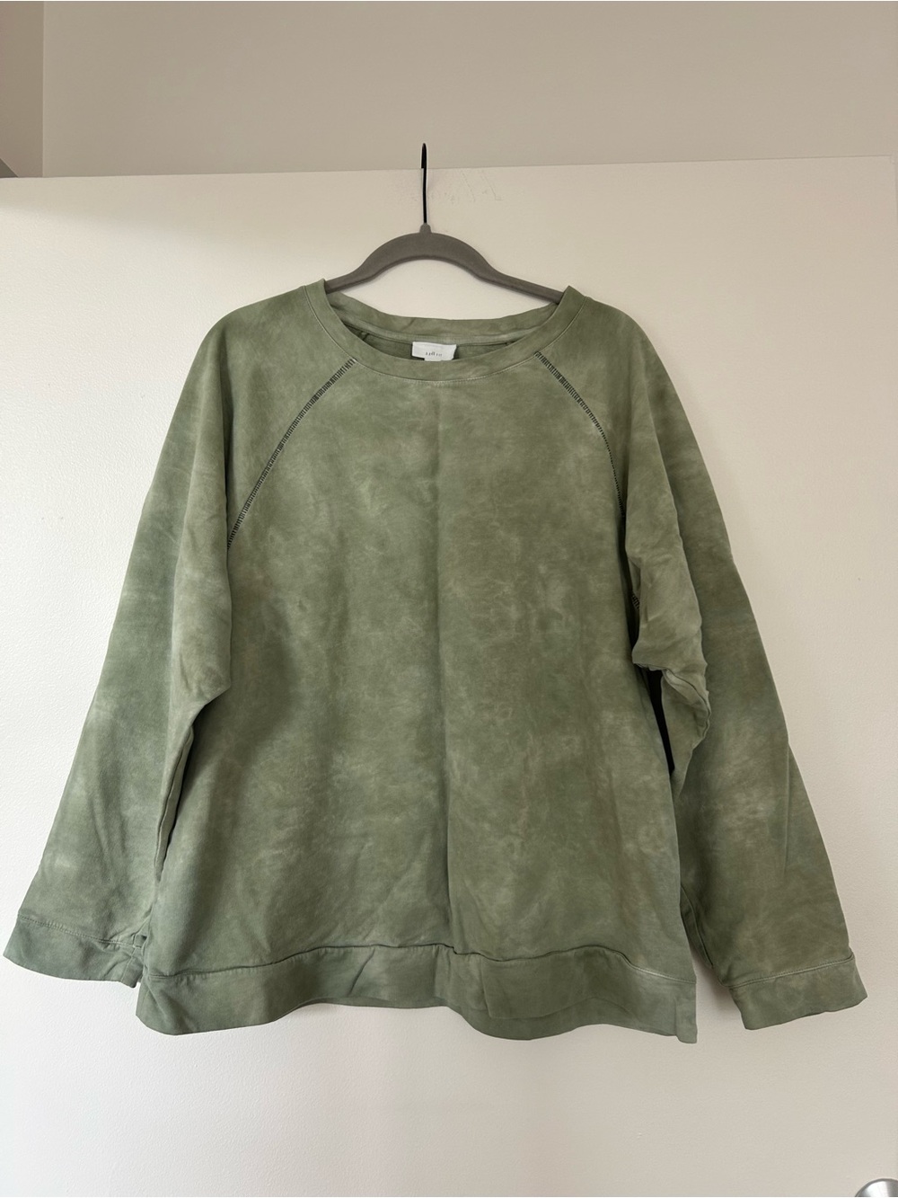 J Jill fit green crew neck